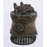 AN ANTIQUE AKAN GOLD DUST CASKET OR CONTAINER, Ashanti, Ghana,