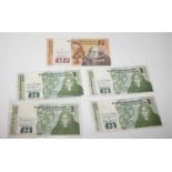 A COLLECTION OF ASSORTED SERIES B IRISH BANKNOTES,

Including four £1 (issue dates 25.11.85, 22.4.
