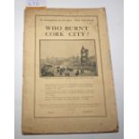 REPUBLICAN INTEREST: CORK CITY, 
Who Burnt Cork City, A Tale of Arson, Loot, and Murder,