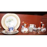 A MISCELLANEOUS COLLECTION OF PORCELAIN, 
comprising a Sitzendorf group,