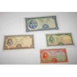 A PART SET OF SERIES A “LADY LAVERY” BANK NOTES:,

Including: 10/ - issued 22.10.52; £1 issued 30.9.