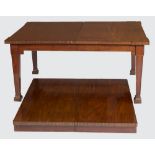 A MAHOGANY DINING TABLE, 
in the George III style, by James Hicks of Dublin,