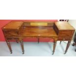 A GEORGE IV MAHOGANY AND ROSEWOOD BANDED TABLE PIANO OR SPINNET, by Astor and Horwood,