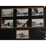 A COLLECTION OF EARLY BLACK AND WHITE VIEWS, 
depicting various street views in Abbeyleix,