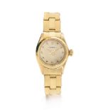 ROLEX OYSTER PERPETUAL REF. 6619 DEL 1969 CA. C. 18K yellow gold with screwed case back and crown,