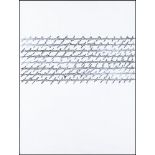 RAPETTI ALFREDO b. 1961  Scrittura, 2007 acrilici su tela cm. 80x60x3,5; firma, titolo e anno al