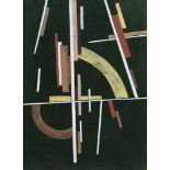 KAGAN ANNA b. 1902 d. 1974 Composizione suprematista, anni '20 tempera su cartoncino cm. 26,5x19,