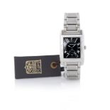 ZENITH PORT ROYAL SERIE RECENTE.  C. rectangular, stainless steel with case back secured by