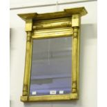 A REGENCY GILT MIRROR