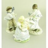 THREE COALPORT FIGURES