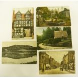 SHROPSHIRE. A GOOD COLLECTION OF EDWARDIAN, REAL PHOTOGRAPHIC AND OTHER POST CARDS, MAINLY EDWARDIAN