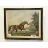 GEORGE TOWNLEY STUBBS AFTER GEORGE STUBBS - "ECLIPSE" "VOLUNTEER", A PAIR, STIPPLE ENGRAVINGS