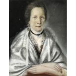 BRITISH SCHOOL, 18TH CENTURY PORTRAIT OF A LADY WITH A GUITAR; PORTRAIT OF A LADY WITH HANDS