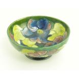 A MOORCROFT CLEMATIS BOWL