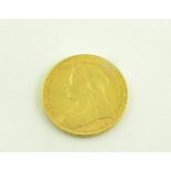 GOLD COIN.  SOVEREIGN, 1899M