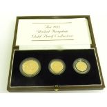 GOLD COINS.  UNITED KINGDOM, 1983 GOLD PROOF SET, TWO POUNDS-HALF SOVEREIGN, CASED