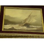 20TH CENTURY SCHOOL - SHIPPING SCENES, A PAIR, BOTH SIGNED BERNARD VERHEY, OIL ON PANEL