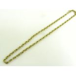 A 9CT GOLD NECKLACE, 15.5G