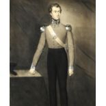 ENGLISH SCHOOL, EARLY 19TH C PORTRAIT OF AN OFFICER OF THE 9TH (EAST NORFOLK) REGIMENT OF FOOT, SAID