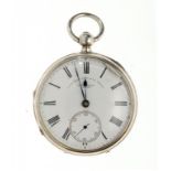 AN ENGLISH SILVER LEVER WATCH JOHN FOREST LONDON CHRONOMETER MAKER TO THE ADMIRALTY casemaker