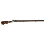 AN ENGLISH NON MILITARY SMOOTH BORE MUSKET, LATE 18TH/EARLY 19TH C the lock stamped LACY & CO