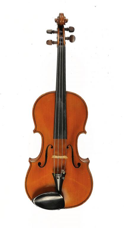 A MIRECOURT VIOLIN LABELLED FOR BOOSEY & HAWKES LTD, DATED 1934 length of back 25.7cm, two silver