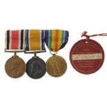 WORLD WAR ONE, GROUP OF THREE British War Medal, Victory Medal and Special Constabulary Long Service
