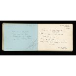 SOUTHWELL, NOTTINGHAMSHIRE. THE WORLD WAR ONE AUTOGRAPH ALBUM OF MISS G M GIBBS, A VAD NURSE AT