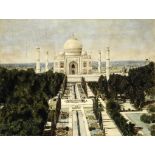 L M RAVENOR, 1925 THE TAJ MAHAL signed and dated, watercolour, 52 x 70cm ++Some surface dirt and