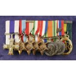 WORLD WAR TWO, MILITARY CROSS GROUP OF EIGHT OF MAJOR ERIC NELSON MAINWARING OF THE 5TH BATTALION