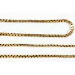 A 9CT GOLD NECKLACE, 14.6G