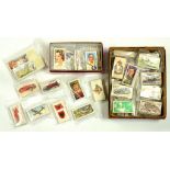 A COLLECTION OF CIGARETTE CARDS, JOHN PLAYER AND SONS AND OTHER MANUFACTURERS, MAINLY SORTED INTO