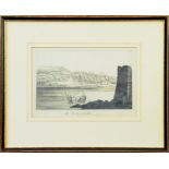 ENGLISH SCHOOL, EARLY 19TH CENTURY - VIEW OF MOUNT EDGCUMBE, INSCRIBED, PENCIL AND WASH, EN