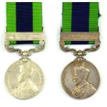 INDIA GENERAL SERVICE MEDAL, ONE CLASP, AFGHANISTAN NWF 1919, 564 SEPOY HARI SINGH 2 - 152 PJBIS AND