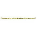 A 9CT GOLD BRACELET, 8.2G