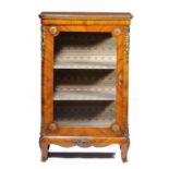 A VICTORIAN ORMOLU MOUNTED TULIPWOOD CABINET, C1870  109cm h; 36.5 x 69.5cm