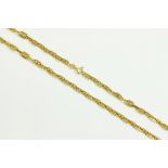 A 9CT GOLD NECKLACE, 20.5G
