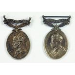 EFFICIENCY MEDAL, GV, APPARENTLY TERRITORIAL SUSPENDER, 6002419, PTE CO MYHILL 5 - ESSEX R, AND