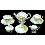 A SHELLEY DAFFODIL TEA SERVICE, PATTERN 13670