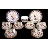 A CROWN DERBY JAPAN PATTERN TEA SERVICE, CIRCA 1890