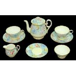 A SHELLEY MELODY CHINTZ TEA SERVICE, PATTERN Z12974