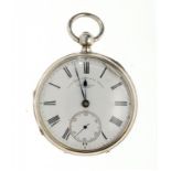 AN ENGLISH SILVER LEVER WATCH BY JOHN FOREST LONDON CHRONOMETER MAKER TO THE ADMIRALTY casemaker