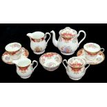 A SHELLEY SHERATON TEA SERVICE, PATTERN 13280