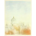 A SET OF FOUR ARTIST SIGNED PRINTS OF NOTTINGHAM BY FRANK W STANNARD