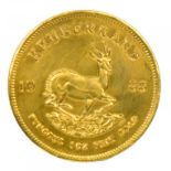 GOLD COIN.  SOUTH AFRICA KRUGERRAND