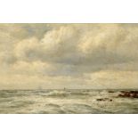 ARTHUR WILDE PARSONS (1854-1931) SEASCAPE  signed and dated '92, oil on canvas, 49 x 74cm ++