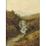 WALTER WILLIAMS (1835-1906) HIGHLAND LANDSCAPES a pair, both signed, oil on canvas, 39.5 x 29cm (