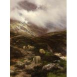 PETER GRAHAM, RA, HRSA (1836-1921) SHEEP IN A GLEN signed and dated 1898, oil on canvas, 59 x 43.5cm