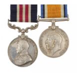 WORLD WAR ONE MM PAIR Military Medal and British War Medal L-42772 DVR E PAYNE A 14/BDE RFA [RA on