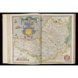 SAXTON (CHRISTOPHER) [ATLAS OF ENGLAND AND WALES] folio, thirty five double page maps, one